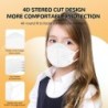 Gesichts-/Mundschutzmasken - antibakteriell - 4-lagig - FPP2 - KN95 - für Kinder
