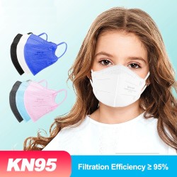 Face / mouth protective masks - antibacterial - 4-ply - FPP2 - KN95 - for childrenMouth masks