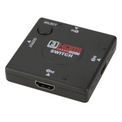 HDMI Switch - Splitter - 3 Eingänge 1 Ausgang - Mini 3 Port - für HDTV 1080P