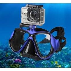 Tauchmaske - Schwimmbrille - für GoPro Hero 4 / 3 / 3+ Kameras