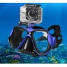 Tauchmaske - Schwimmbrille - für GoPro Hero 4 / 3 / 3+ Kameras