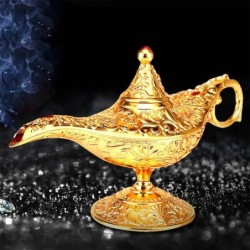 Traditional hollow Aladdin's magic lamp - Vintage ornamentDecoration