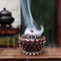 Lotus shape incense burner - incense holderDecoration