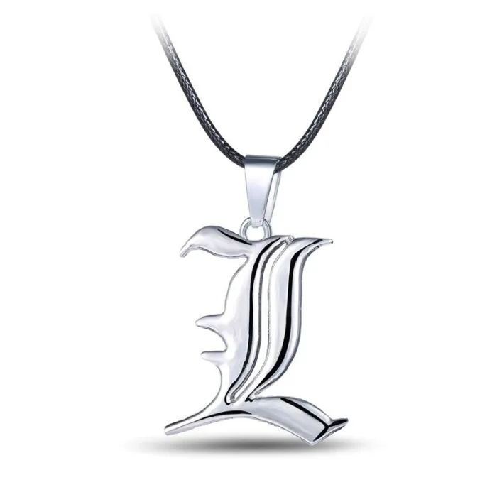 Death Note - Buchstabe L Anhänger - mit Kordelkette