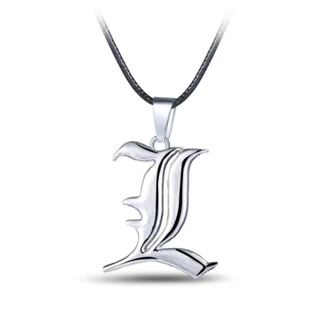 Death Note - Buchstabe L Anhänger - mit Kordelkette
