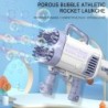 Elektrische Seifenblasenpistole / Maschine - mit Kühlgebläse / Beleuchtung - 64 Löcher