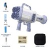 Electric bubble gun / machine - with cooling fan / lights - 64-holesToys