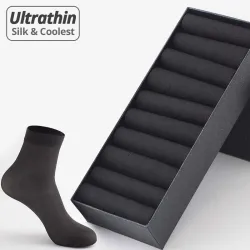 Sommersocken aus Bambusseide - atmungsaktiv - ultradünn - 5 / 10 Paar