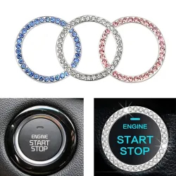 Start-/Stoppschalter-Knopfabdeckung für Automotoren - mit Kristallen