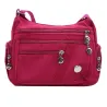 Fashionable shoulder bag - with zipper - large capacity - nylon - waterproofBags