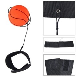Soft rubber hand ball - with elastic nylon string / wristband - toyBalls