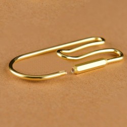 Vintage brass loop - golden keychain - key organizerKeyrings