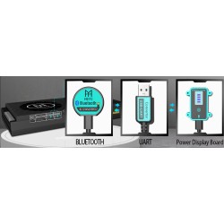 BMS Lifepo4 4S Smart Battery - mit Balancer - Bluetooth / Android / IOS - 12V - 72V - 30A - 200A