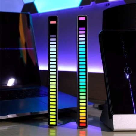 Bunte RGB-Röhre - LED-Streifen - USB - Bluetooth - Sprach- / Musikrhythmuslampe