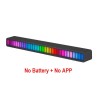 Bunte RGB-Röhre - LED-Streifen - USB - Bluetooth - Sprach- / Musikrhythmuslampe