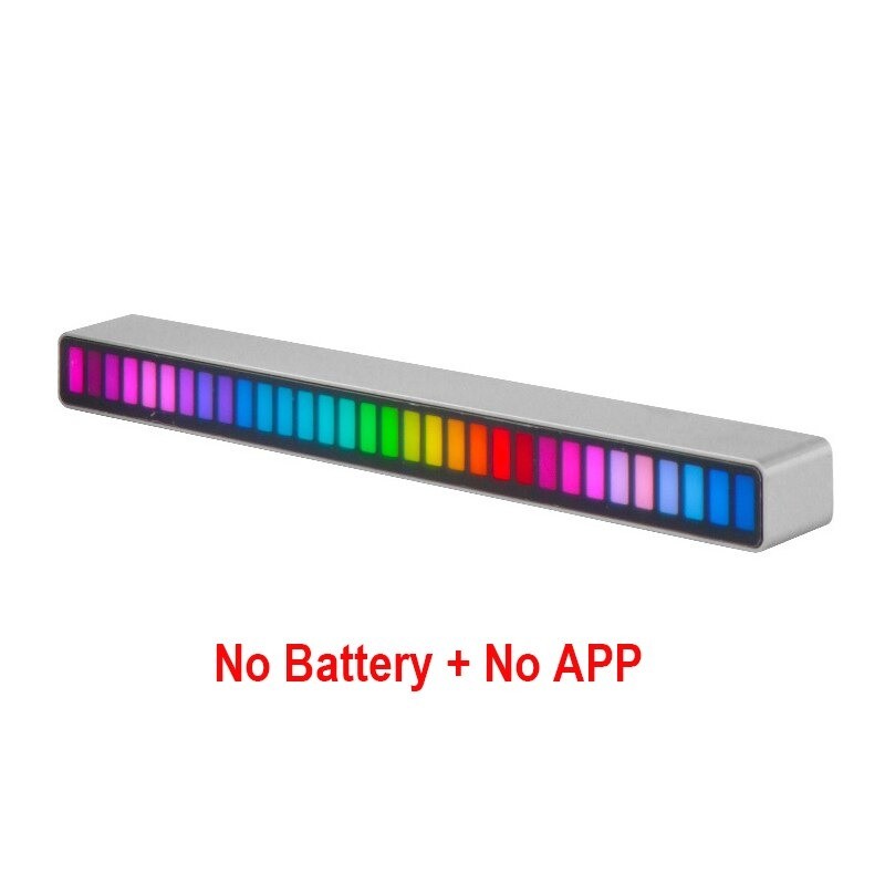 Bunte RGB-Röhre - LED-Streifen - USB - Bluetooth - Sprach- / Musikrhythmuslampe