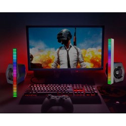 Bunte RGB-Röhre - LED-Streifen - USB - Bluetooth - Sprach- / Musikrhythmuslampe