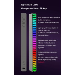 Bunte RGB-Röhre - LED-Streifen - USB - Bluetooth - Sprach- / Musikrhythmuslampe