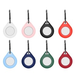 Silikon-Schutzhülle - für AirTags / Bluetooth-Tracker - mit Karabiner