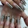Klemmclips für Verlängerungen - für Acryl-/Gelnägel - Edelstahl