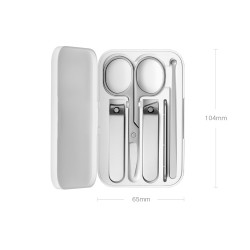 XIAOMI Mijia - Maniküre-/Pediküre-Set - Nagelknipser / Schere - Edelstahl - 5-tlg