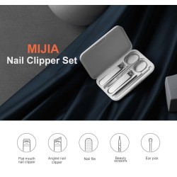 XIAOMI Mijia - manicure / pedicure set - nail clippers / scissors - stainless steel - 5 piecesClippers & Trimmers