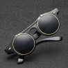 Vintage flip up sunglasses - steampunk style - double layer - unisexSunglasses