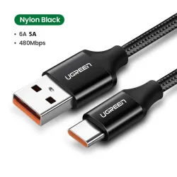 Ugreen - USB-Typ-C-Kabel - Schnellladung - 6A / 5A - 100W - 480Mbps