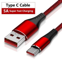 Fast charging / data cable - USB type-C - 5A
