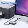 KVM-Switch - USB 2.0 / 3.0 - für Windows 10 / PC / Tastatur / Maus / Drucker - Freigabe / Kopplung