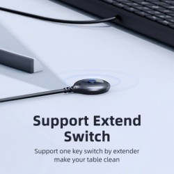 KVM-Switch - USB 2.0 / 3.0 - für Windows 10 / PC / Tastatur / Maus / Drucker - Freigabe / Kopplung