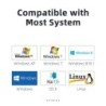 KVM-Switch - USB 2.0 / 3.0 - für Windows 10 / PC / Tastatur / Maus / Drucker - Freigabe / Kopplung