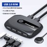 KVM-Switch - USB 2.0 / 3.0 - für Windows 10 / PC / Tastatur / Maus / Drucker - Freigabe / Kopplung