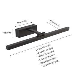 Moderne Badezimmerspiegellampe - Wandmontage - LED - wasserdicht