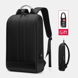 Eleganter Laptop-Rucksack - extra dünn - wasserdicht - mit USB-Ladeanschluss