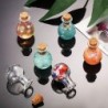 Mini-Glasflaschen - mit Korkdeckel - für Parfums - Hochzeitsdekoration - 10 Stück