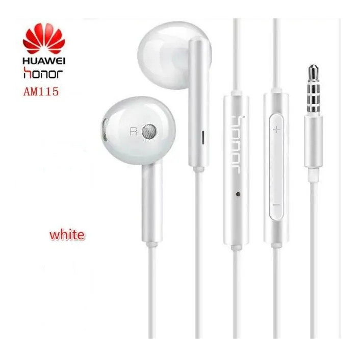 Original Huawei Kopfhörer - Headset mit Mikrofon - 3,5 mm Klinke - MA115 / AM116 / MA116