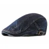 Klassische Denim-Mütze – Schirm im Entenschnabel-Stil