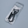 Metal keychain - 360 degree rotating - detachable - D-shapeKeyrings