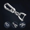 Metal keychain - 360 degree rotating - detachable - D-shapeKeyrings