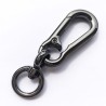 Metal keychain - 360 degree rotating - detachable - D-shapeKeyrings