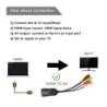 Mini HDMI zu AV Konverter - Adapterkabel - für Monitor L/R Video HDMI2AV HD - NTSC PAL