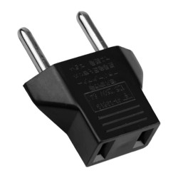 US zu EU - Flach- zu Rundsteckeradapter - Konverter - 5 Stück