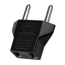 US zu EU - Flach- zu Rundsteckeradapter - Konverter - 5 Stück