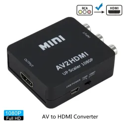 AV zu HDMI AV2HDMI Konverteradapter 1080p