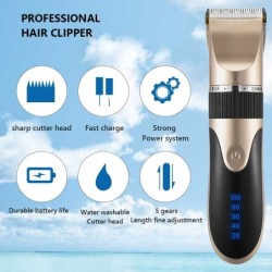 Professional hair / beard clipper - electric trimmer - 1200mAhHair trimmers