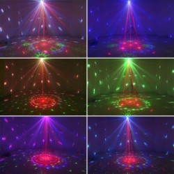 ALIEN - 4 in 1 - Remote-DMX-Laserprojektor - drehbare Kugel - UV-Bühnenbeleuchtung
