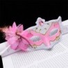 Sexy venezianische Augenmaske - mit Diamant / Federblume / Glitzer