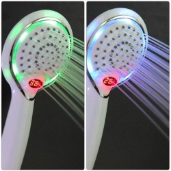LED handheld shower head - with temperature digital displayShower Heads