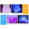 Multifunktions-Mini-UV-LED-Lampenlicht – Nageltrockner – Falschgelddetektor – Taschenlampe